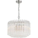 Crystorama LOF-5005-PN Lofton Chandelier Polished Nickel. Fixed Price $1198.40.