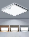 12 Motion Sensor Ceiling Light 24W Hardwired Flush Mount 3 Color Timer. Fixed Price $48.99.