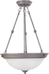 Nos Maxim Lighting 3-LIGHT Invert Bowl Pendant 5835FTPE Sealed Box. Fixed Price $109.95.