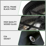 Flush Mount Ceiling Fixture Black, 2-LIGHT Modern Farmhouse Porch Light.... Fixed Price $62.87.