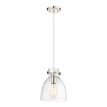Innovations Newton Bell Lt 8" Cord Pendant, Pn/clear 410-1PS-PN-G412-8CL. Fixed Price $248.60.