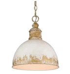 Golden Lighting Alison 1-LIGHT Vintage Look Medium Pendant Metal Shade. Fixed Price $99.99.