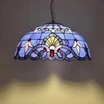 Tiffany Style Pendant Ceiling Lighthanging Lamp Fixture Stained Glass Art Decor. Fixed Price $104.12.