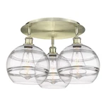 Innovations Lighting 516-3C-13-22 Rochester Flush Brass. Fixed Price $759.00.