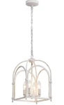4-LIGHT Chandeliers Farmhouse White Dining Room Kitchen Pendant Fixture. Fixed Price $56.00.