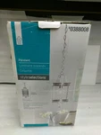 Style Selections 0388008 Satin Nickel Finish Pendant Chandelier Crystals (57A). Fixed Price $60.00.