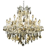 Elegant Lighting 2800D30C-GT/RC Maria Theresa Mini Chandelier Chrome. Fixed Price $2082.00.