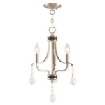 Livex Laurel Light Mini Chandelier, Brushed Nickel 40783-91. Fixed Price $193.96.