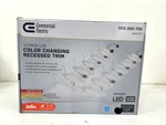 Commercial Electric 5/6 In. Led Recessed Retrofit Light Trim Select Cct 12PK New. Fixed Price $59.99.