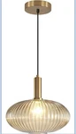 Kco Lighting Modern Gold Globe Pendant Lamp 1-LIGHT Mid Century Antique Brass.... Fixed Price $56.99.