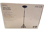 Hampton Bay Tiffany Style Mini Pendant Light Oil Rubbed Bronze #493779 New. Fixed Price $59.99.