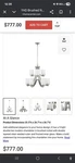 Yosemite Home Decor 9-LIGHT Double Tier Chandelier Brushed Nickel 120016912. Fixed Price $200.00.