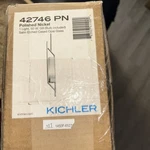 Kichler 1-LIGHT Polished Nickel Pendant W/ Square Glass 22H 3.5W .x Large. Fixed Price $97.49.