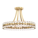 Crystorama Lighting Group CLO-8894 Clover 18"W Semi-flush Brass. Fixed Price $798.40.