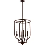 Quorum Richmond Light 18' Entry, Oiled Bronze 6711-4-86. Fixed Price $249.99.