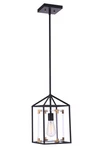 Craftmade Aaron 1-LIGHT Pendant Flat Black With Satin Brass. Fixed Price $318.00.
