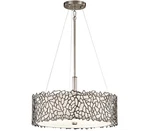 Kichler Silver Coral Pendant Light Incandescent 300 Total Watts Classic Pewter. Fixed Price $428.26.
