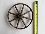 Antique Wooden Wagon Wheel Farm Primitive Rustic Wall Patina Decor. Fixed Price $79.99.
