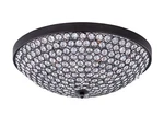 Maxim 39871BCBZ Glimmer Beveled Crystal Ceiling Flush Mount, 4 Bulb Light Xenon. Fixed Price $116.87.