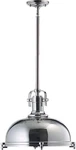 Quorum 804-17-14 One Light Pendant, Chrome Finish. Fixed Price $461.99.