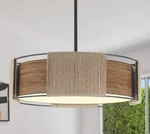 Siljoy 19.7-INCH 4-LIGHT Rattan Yellow Bohemin Chandelier For Foyer Dining Room. Fixed Price $80.00.