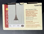 Portfolio X 5" Mini Pendant Fitter Aged Bronze Finish #0394788. New. Fixed Price $11.21.