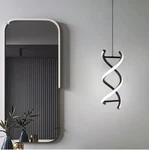 Caneoe Spiral Led Pendant Black 15W Cold White Light Modern Integrate. Fixed Price $29.90.
