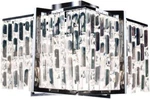 Dainolite 4 Light Flush-mount Crystal Polished Chrome. Fixed Price $458.00.