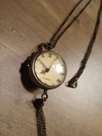 Victorian Trading Co Brass Pendant Necklace Watch Chloe's Crystal Ball 30" Chain. Fixed Price $37.49.