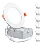 Parmida (6 Pack) 4 Inch Ultra-thin Led Recessed Ceiling Light With Junction Box. Fixed Price $55.99.
