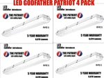 Led Utility Shop Light 4' Ft 66 Watts Instant-on 8,070 Lumens Garage Pack New!. Fixed Price $560.00.