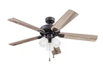 Portage Bay Ceiling Stannor 52" Bronze Indoor Fan With Frosted 3 Light Led Mu.... Fixed Price $165.50.