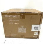 Jonathan Gabrielle 14.5 In. Oil Rubbed Bronze Crystal/metal Semi- Flush Mount. Fixed Price $64.99.