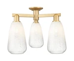 Innovations Lighting 716-3F-15-24 Brookhaven Almond Semi-flush Brushed Brass /. Fixed Price $545.60.