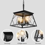 Sunpez 4-LIGHT Black Coastal Chandelier Antique Ceiling. Fixed Price $59.57.