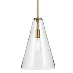 Kichler 42199 Everly 11"W Pendant - Brass. Fixed Price $159.99.