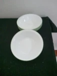 Corelle Cereal Light Green Band Rim Soup Set Of 6 Elegant Shadow Iris. Fixed Price $29.99.