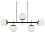 George Kovacs P1355-618 Alluria Island Chandelier, 5-LIGHT, 375. Fixed Price $140.70.