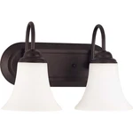 Nuvo Lighting Dupont Vanity W/ Satin White Glass 60-1853. Fixed Price $59.98.