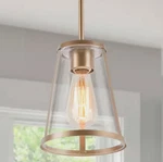 Lnc 1-LIGHT Gold Modern Pendant Lighting Contemporary Hanging Fixture. Fixed Price $34.99.