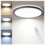 Matane Motion Sensor Led Ceiling Light With Remote, 12INCH, Black. Fixed Price $46.21.