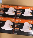 (box Of 4) Halo 6" Canless Ez-trim, Direct Mount Downlight White,. Fixed Price $15.00.