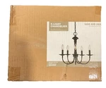 Hampton Bay 5-LIGHT Oil Rubbed Bronze Candle Farmhouse Chandelier Fixture. Fixed Price $34.95.