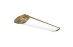 Commercial Electric 4FT Matte Gold Led Wraparound Light 5250LM 75W Adjustable Cc. Fixed Price $64.90.