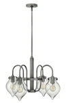 Hinkley Lighting 3047 Congress 1 Tier Chandelier - Nickel. Fixed Price $297.93.