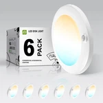 6 Pack Motion Disk Lights Inch, 15W 5CCT 2700-5000K 1149LM CRI90+, Indoor C.... Fixed Price $188.19.