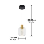 Read Artika Essence Globe 6.5-WATT 1 Light Black And Gold Modern Mini Pendant. Fixed Price $18.99.