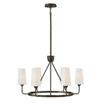 Hinkley Lighting Lewis Chandelier, Black Oxide - 45006BX. Fixed Price $999.00.