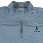 Johnnie Quarter Zip Golf Pullover Casual Stretch Solid Light Blue Mens Size Xl. Fixed Price $17.48.