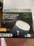 Commercial Electric 91969 Flexinstall 10" Led Motion Ceiling Light With 5CCT. Fixed Price $34.64.